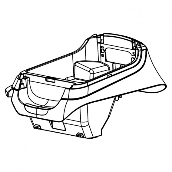 Cuerpo robot limpiafondos Zodiac XA R0968000