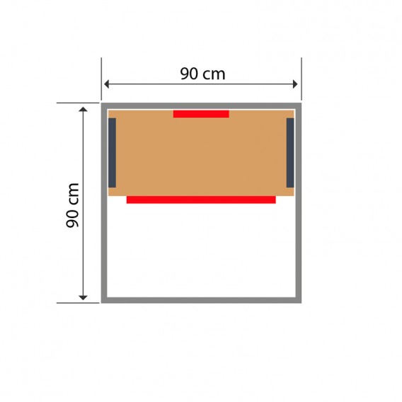Sauna infrarrojos Saulo 1 persona