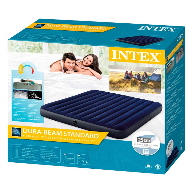 Colchón hinchable Intex Classic Downy doble 64755