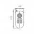 Dimensiones mando RC 900 LumiPlus Essential AstralPool