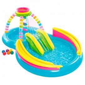 Centro de juegos hinchable Arcoiris Intex Rainbow Funnel 56137NP