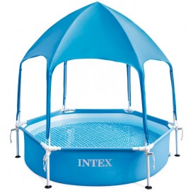 Piscina Intex Metal Frame con toldo 183x38 28209NP