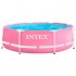 Piscina Intex Metal Frame rosa 244x76 28290NP