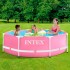 Piscina Intex Metal Frame rosa 244x76 28290NP