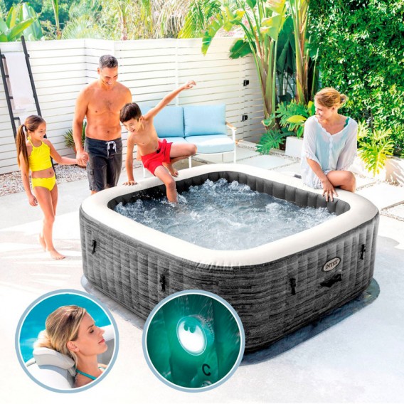 Spa hinchable Intex PureSpa Greystone Deluxe 4p 28450EX