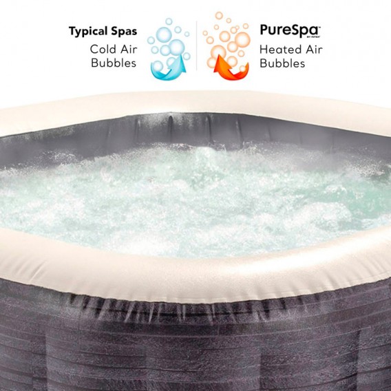 Spa hinchable Intex PureSpa Greystone Deluxe 4p 28450EX