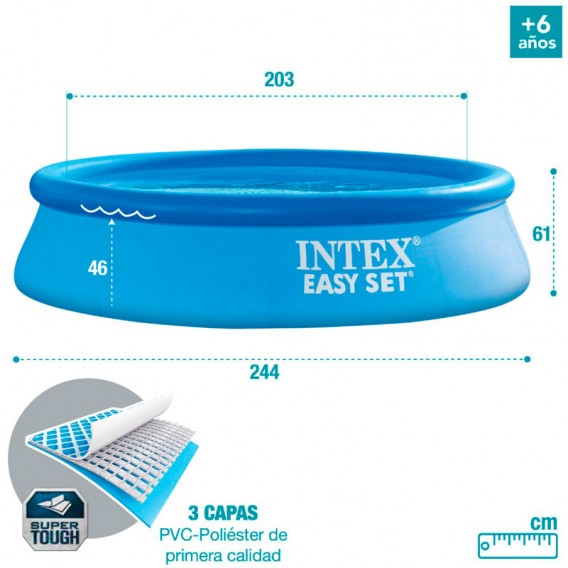 Piscina Intex Easy Set 244x61 28106NP