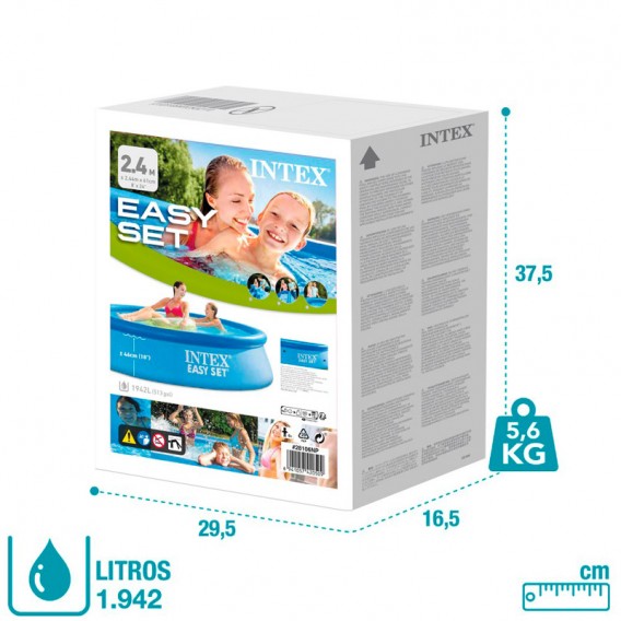 Piscina Intex Easy Set 244x61 28106NP