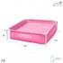 Piscina desmontable infantil Intex Mini Frame rosa 122x122x30 57172NP