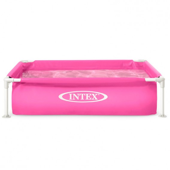 Piscina desmontable infantil Intex Mini Frame rosa 122x122x30 57172NP