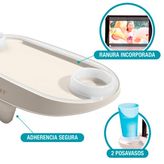 Bandeja Premium spa con LED Intex 28520