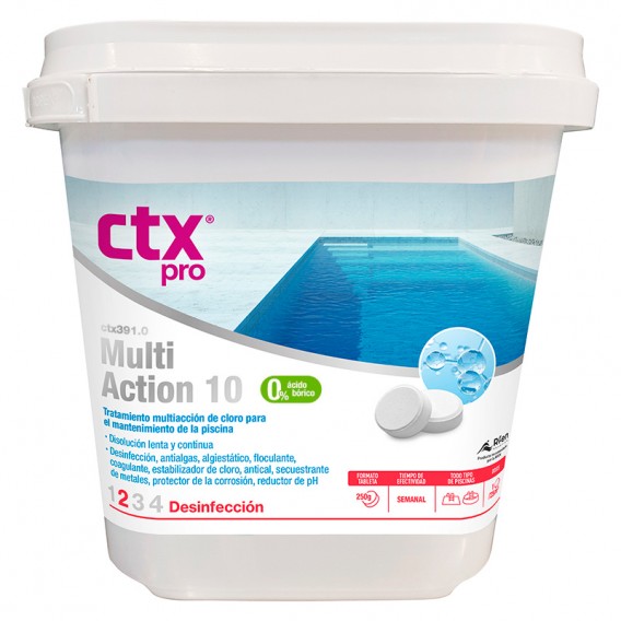 Cloro Multiaction 10 en tabletas 250g CTX-391