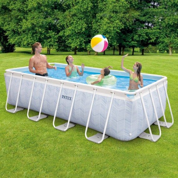 Piscina Intex Chevron Prism Frame 400x200x100 dep. cartucho 26780NP