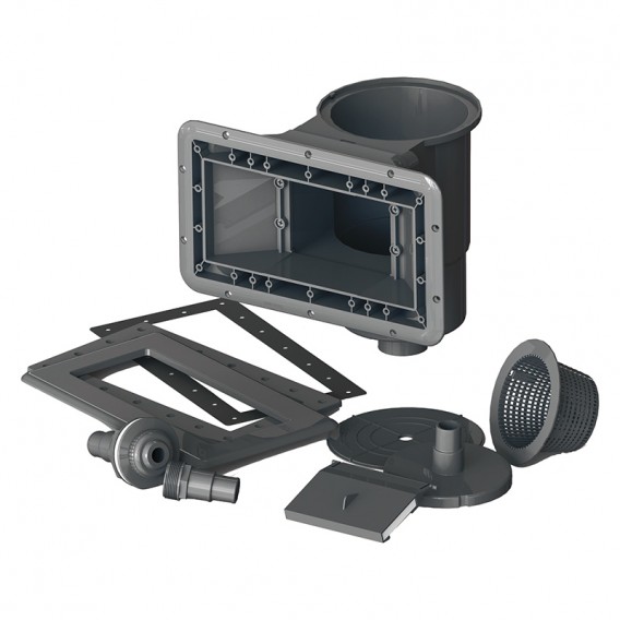 Skimmer de boca ancha gris Gre