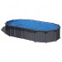 Piscina Gre Anthracite ovalada KITPROV7388GY