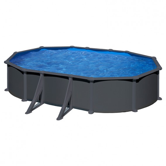 Piscina Gre Anthracite ovalada KITPROV508GY KITPROV618GY