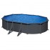 Piscina Gre Anthracite ovalada KITPROV508GY KITPROV618GY