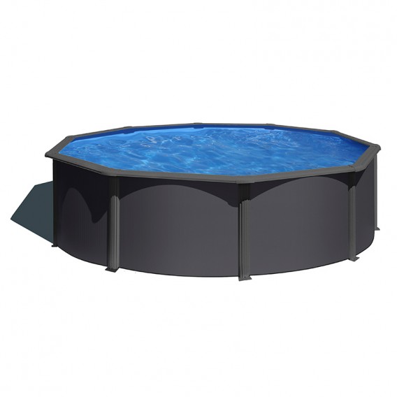 Piscina Gre Anthracite redonda KIT350GY KIT460GY