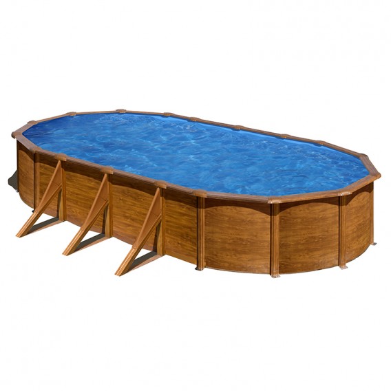 Piscina Gre Pacific ovalada KIT730W