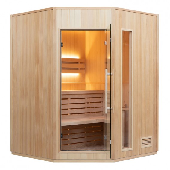 Sauna tradicional de vapor Zen rinconera 3-4 personas