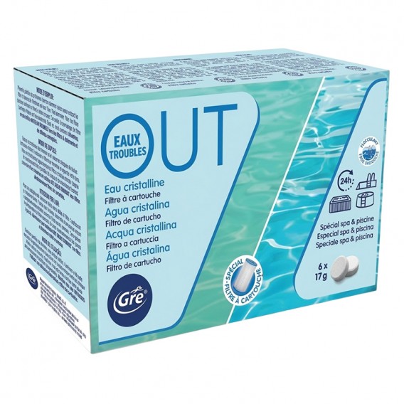 Stop aguas turbias (para filtros de cartucho) SATC6N 102g