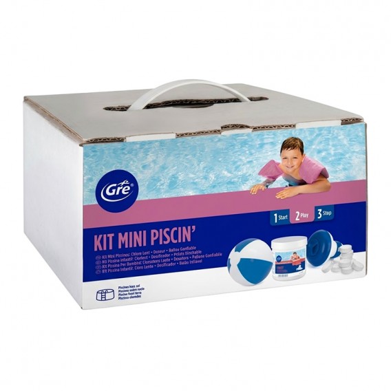 Kit tratamiento para piscina Gre de 0 a 5 m³