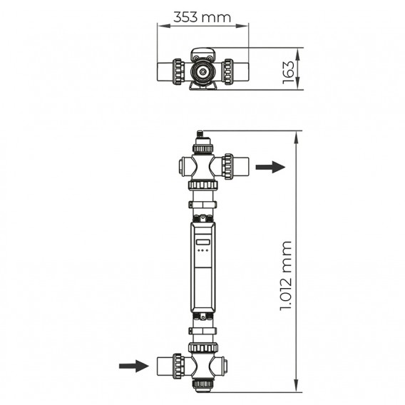 Dimensiones Ultravioleta PoolStyle Nanotech UV-C