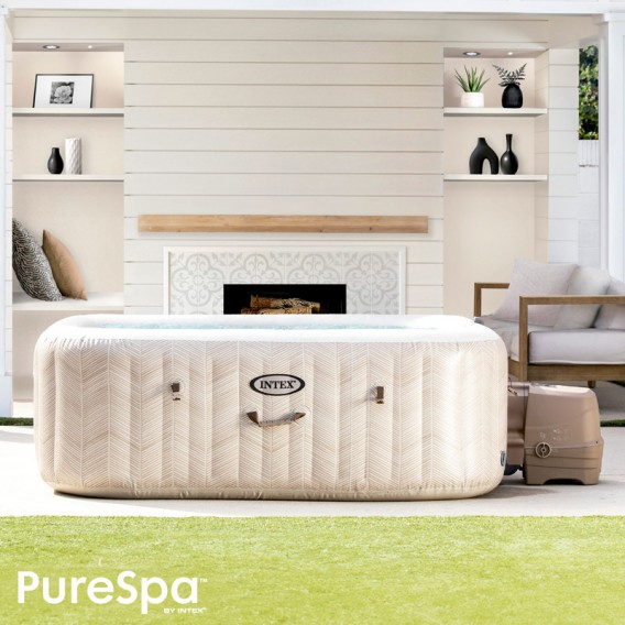 Spa hinchable Intex PureSpa Chevron Deluxe 4p 28446NP