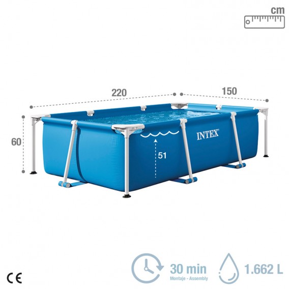Piscina Intex Small Frame 220x150x60 28270NP
