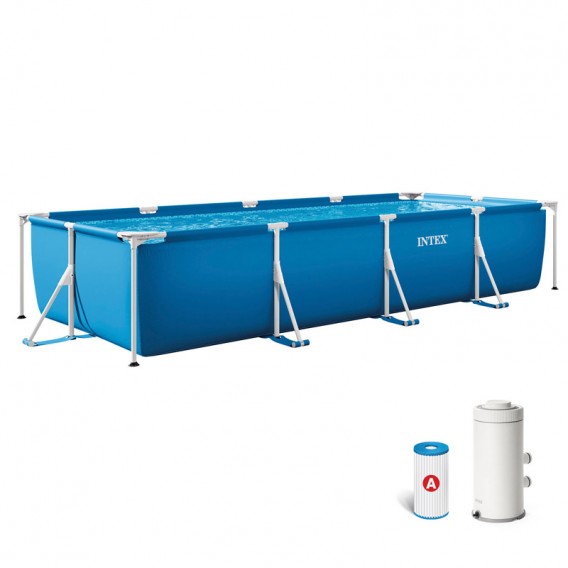 Piscina Intex Small Frame 450x220x84 con depuradora 28274NP