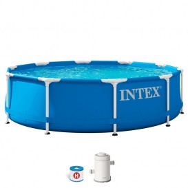 Piscina Intex Metal Frame 305x76 con depuradora 28202NP