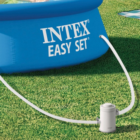 Piscina Intex autoportante Easy Set 244x61 con depuradora 28108NP