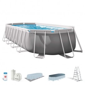 Piscina Intex Prisma Frame Oval 610x305x122 dep. cartucho 26798NP