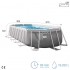 Piscina Intex Prisma Frame Oval 610x305x122 dep. cartucho 26798NP