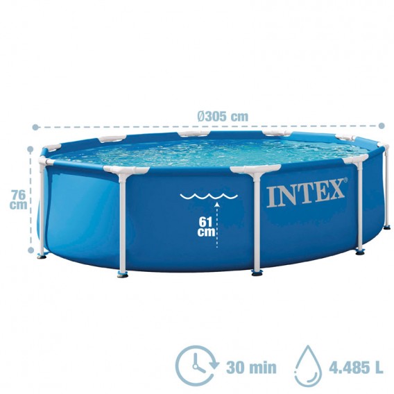 Piscina Intex Metal Frame 305x76 28200ND