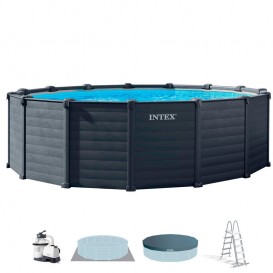 Piscina Intex Graphite Panel 478x124 26384ND