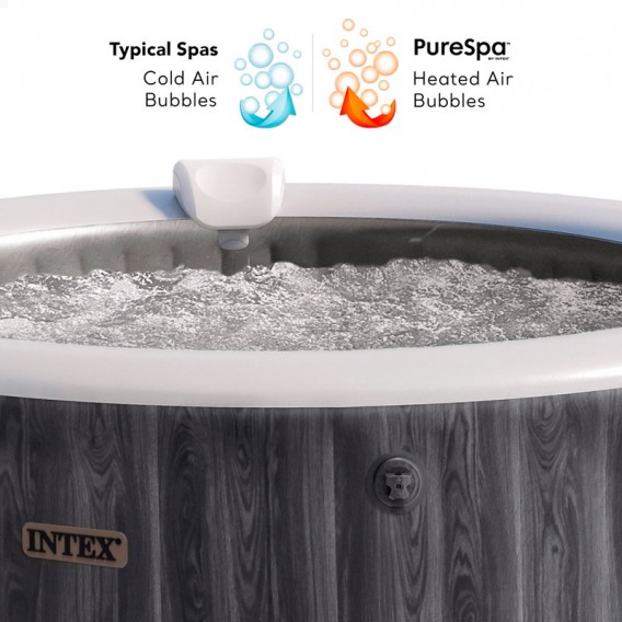 Spa hinchable Intex PureSpa Greywood Deluxe 4p 28440NP