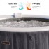 Spa hinchable Intex PureSpa Greywood Deluxe 4p 28440NP