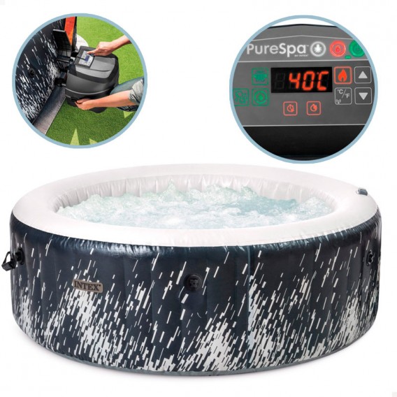 Spa hinchable Intex PureSpa Glow Deluxe 4p 28494NP
