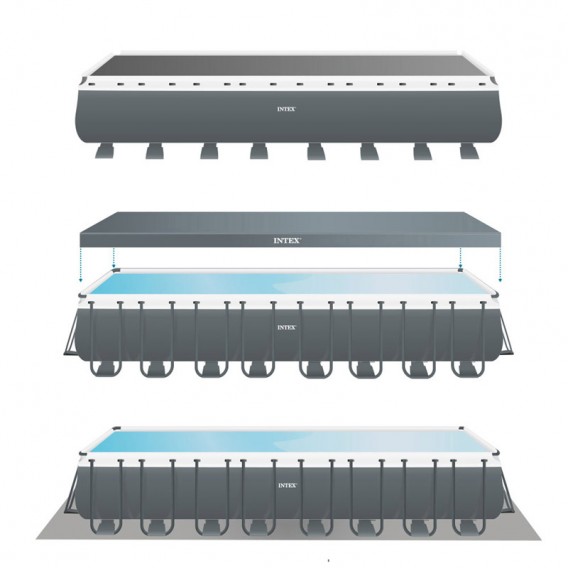 Piscina Intex Rectangular Ultra XTR Frame 975x488x132 26378NP