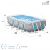 Piscina Intex Prism Frame ClearView 400x200x122 26770NP