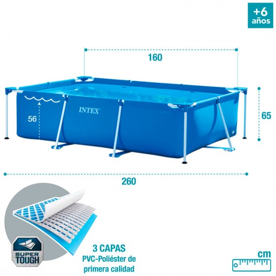 Piscina Intex Small Frame 260x160x65 28271NP