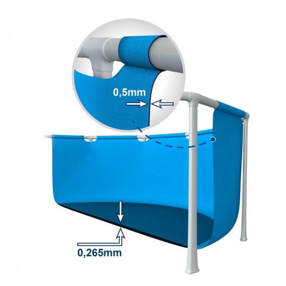 Piscina Intex Metal Frame 244x51 28205NP