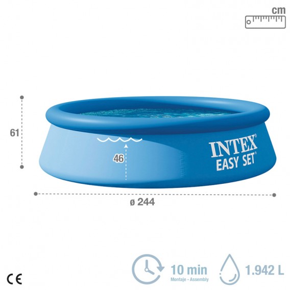 Piscina Intex Easy Set 244x61 28106NP
