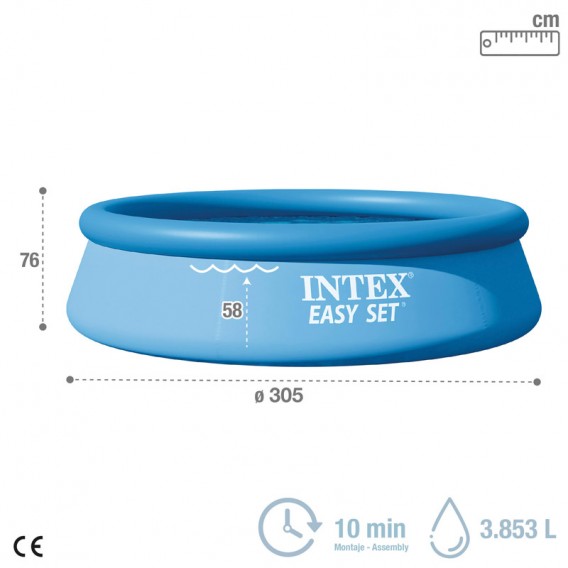 Piscina Intex autoportante Easy Set 305x76 28120NP