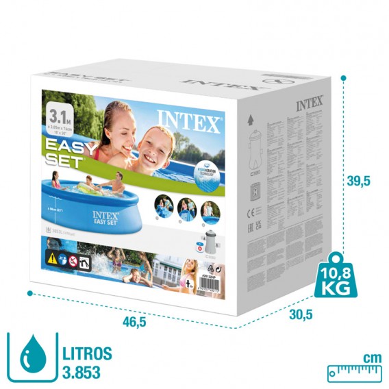 Piscina Intex Easy Set 305x76 con depuradora 28122NP