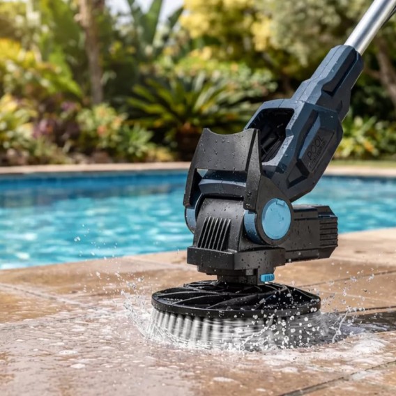 Cepillo eléctrico multifunción a batería Gre Pool Twin-Brush TBC60