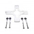 Cruceta fijación proyector plano prefabricada AstralPool 4403010706