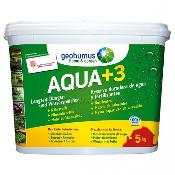 Geohumus AQUA +3 Home & Garden complemento sustrato ecológico