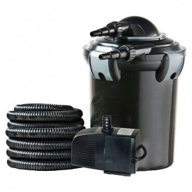 Filtro a presión con bomba y UV 4000 litros Heissner
